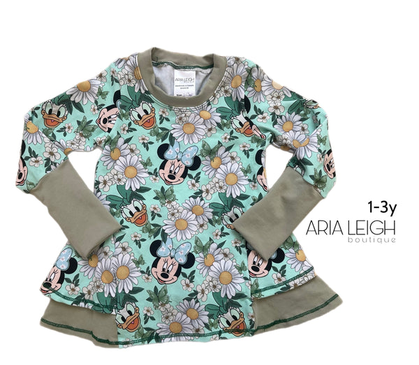 GWM Sugar Pea Tunic/Dress (1-3y)